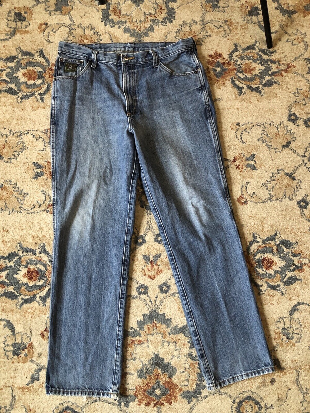 Cinch Jeans Original Rise Mens Green Label Relaxed Fit Tapered 36x32